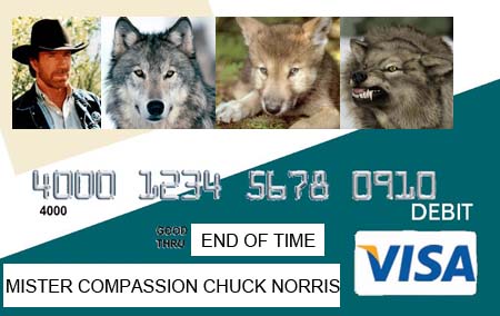 Mister Compassion Chuck Norris ATM card