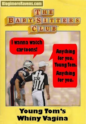 Tom Brady complains to officials.
